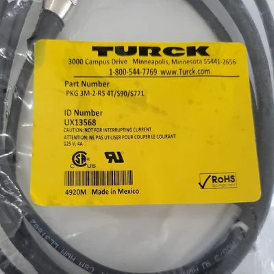 NEW Turck PKG 3M-2-RS 4T/S90/S771