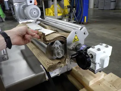 Unused Moline Dough Plow and Compression Roller