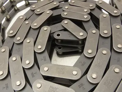 RF2060-2 Double Strand Roller Chain 1-1/2" Double Pitch 2" Wide 10' Length