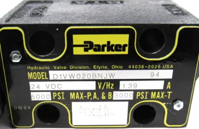 NEW PARKER D1VW020BNJW DIRECTIONAL VALVE
