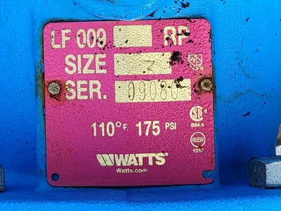 Used WATTS LF009 RP Valves/Fittings British Columbia CA | Lenmark #258088
