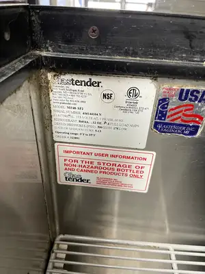 Used Glastender Used Glastender MF48-SF2 Under bar Commercial Glass/Mug Froster 48"W X 24"D 120V Underbar Equipment Illinois US | Falcon Restaurant Supply #1376508