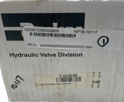 NEW PARKER F1600SF FLOW CONTROL VALVE