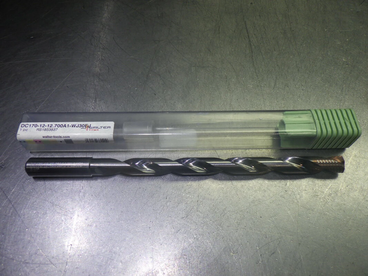 Walter 1/2" Coolant Thru Carbide 12xd Drill DC170-12-12.700A1-WJ30EJ (LOC927A)
