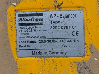Atlas Copco Tool Balancer 8202 0781 01