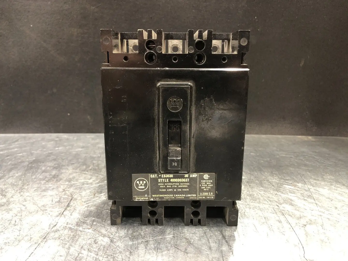 USED WESTINGHOUSE EB3030