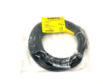 USED TURCK EUROFAST RIGHT ANGLE SINGLE ENDED CORDSET