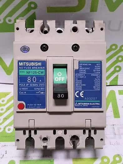 MITSUBISHI NF125-CW NO-FUSE BREAKER