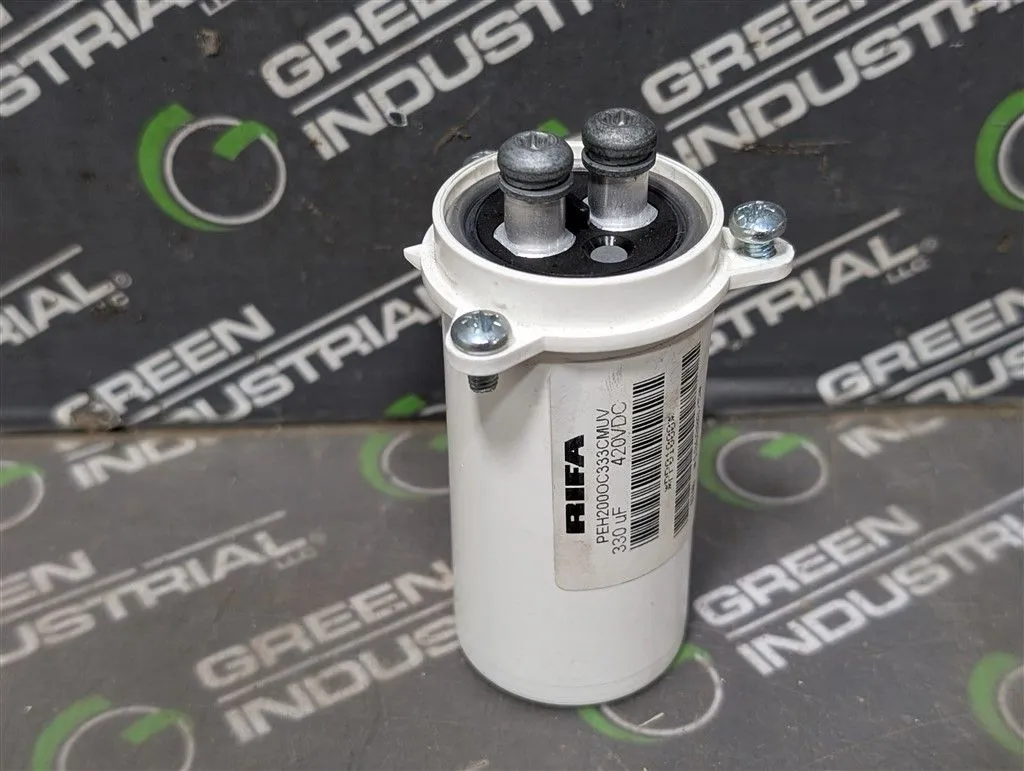 RIFA PEH200OC333CMUV High Voltage DC Capacitor 330uF 420VDC Used