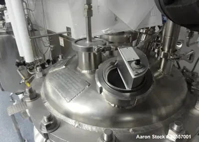 Used Brighton Corporation 49.7 Gallon Reactor – 316L Stainless Steel, Dimple Jacketed