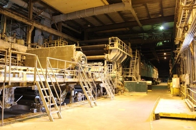 156" (3.92M) TRIM FOURDRINIER PAPER MACHINE 2,200 FPM NEW ALLEN BRADLEY DRIVE SYSTEM IN 2008
