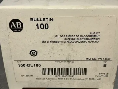 New | in-Stock ALLENBRADLEY 100DL180 Motor Control Parts Ohio US | HGR 24 #1545317