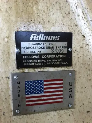Used 1991 FELLOWS FS400-125 Gear Shapers Illinois US | Machinery Marketing International #1340286