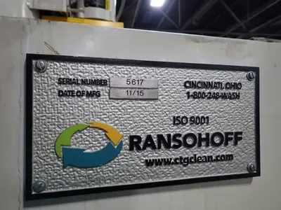 Ransohoff 210 Gal  Conveyorized Parts Washer