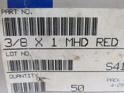 Raymond Barnes 3/8 X 1 MHD RED 3/8" X 1" Red Die Springs Box Of 50
