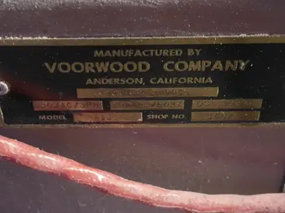 USED VORWOOD COMPANY A111