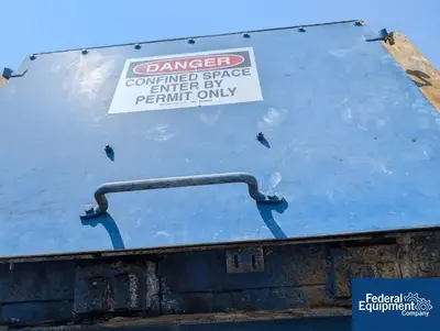 USED Dynamic safe 100 Cu ft Carbon Steel Ribbon Blender