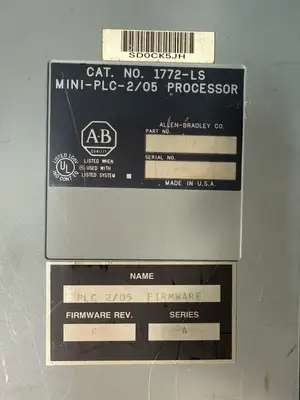 Allen Bradley 1772-LS /A Mini-Plc-2/05 Processor (6.4.4)