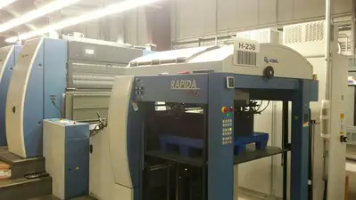 2010 KBA RA 106 Six Color Plus Coater CX ALV2