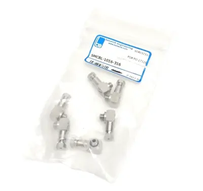 SMCBL-1016-316 | Beswick Engineering  10-32 To 1/16" Tube Compression Elbow 6-PACK - New