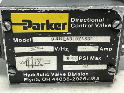 USED PARKER D3ML4B10X4384