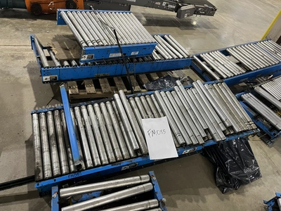 Accuglide/Buschman Roller Conveyer set, Width: 22", Length: 136'