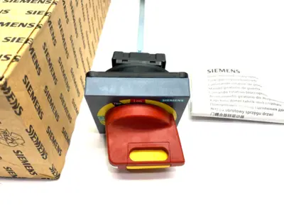 USED SIEMENS DOOR-MOUNTED ROTARY EMERGENCY OFF OPERATOR
