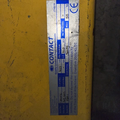 Contact FDH-1 BP Drum Grab fork attachment Max Fork