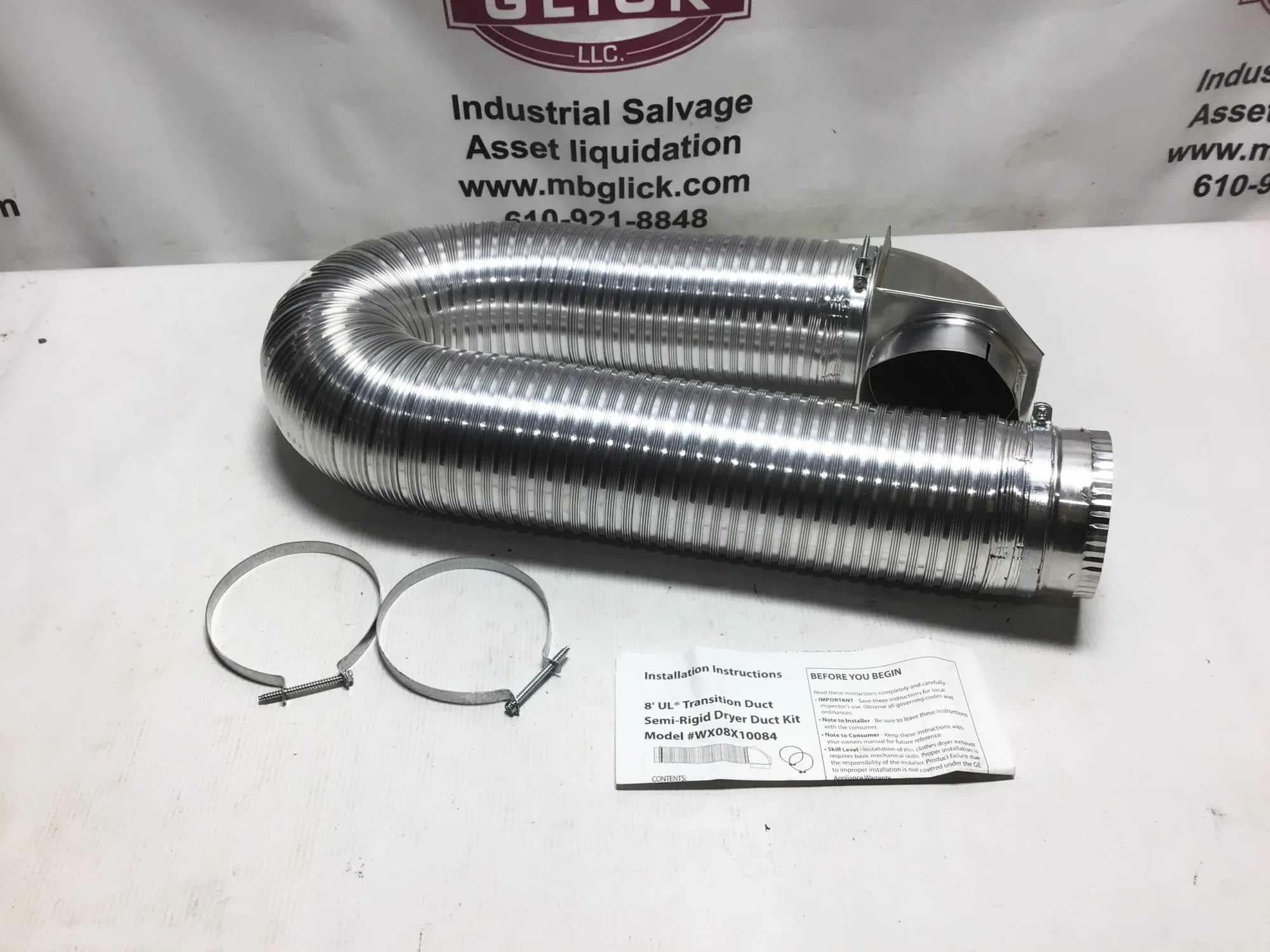 Builders Best E249093 SAF-T DUCT Semi Rigid Dryer Venting UL Listed 8″