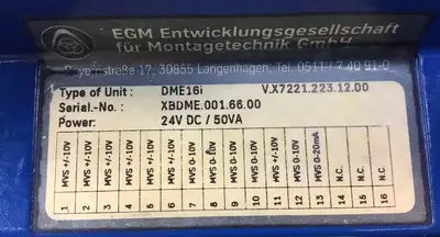 THYSSEN KRUPP DME16i DIGITAL REMOTE I/O CONTROLLER 2B