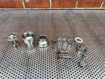 USED PICK HEATERS STAINLESS STEEL CHECK VALVE W/ 1.5" SANITARY FITTING