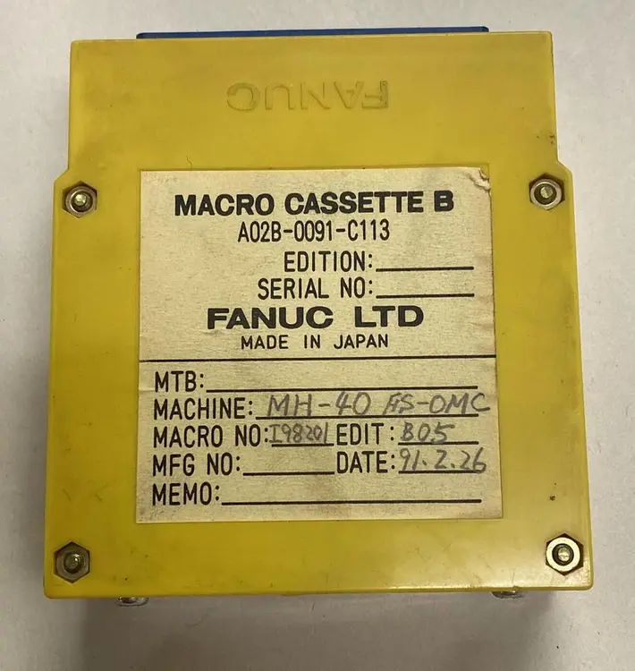 Used FANUC A02B-0091-C113 Memory Ohio US | Surplus Asset Holdings #1247004