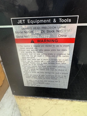 JET GH-1440ZX LATHES, ENGINE | Wheeler Machinery Sales (2)