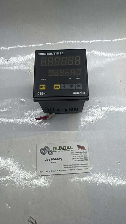 Used Autonics CT6-I Misc Electrical & Power Parts Connecticut US | Global Machine Brokers, LLC #945733