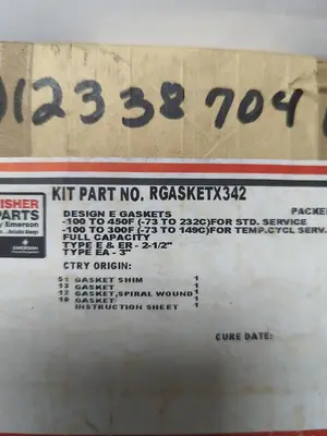 New | in-Stock FISHER RGASKETX342 Pump & Valve Parts Ohio US | Surplus Asset Holdings #1238822