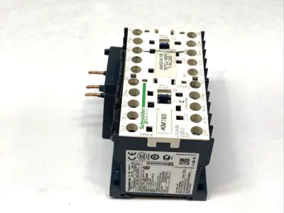 Used Schneider Electric Reversing Contactor 24V w/ GV2-AF01 PLC Contactors Michigan US | Maverick Industrial Sales #1401836