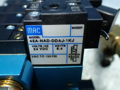 3pcs Pneumatic Lot, (2x)cpv10-ge-mp4, 45a-nad-ddaj-1kj