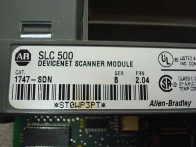 Allen Bradley 1747-SDN/B SLC 500 DeviceNet Scanner Module 2.04 Used