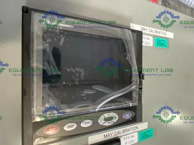 USED FUJI PHL11B12 PHL PAPERLESS RECORD & LENZE SMVECTOR ESV5 INVERTER IN ENCLOSURE