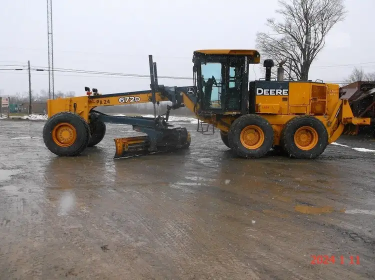 Used 2008 DEERE 672D Motor Graders New York US | Beck Equipment #1509294