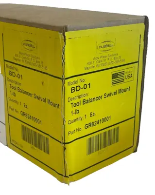 NEW HUBBELL BD-01 TOOL BALANCER SWIVEL MOUNT 1-LB GR62410001 BD01
