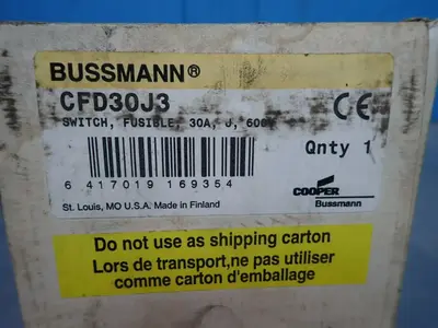 NEW BUSSMAN CFD30J3