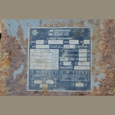 Hammond 5 kVA Transformer
