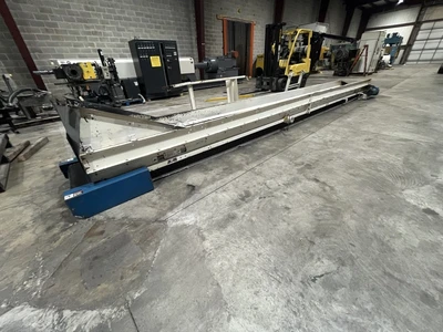 24" Wide x 25' Long Cleated Incline Conveyor