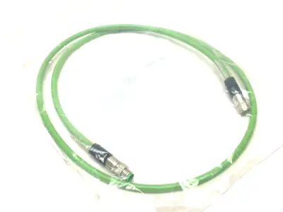 NEW BECKHOFF DOUBLE ENDED ETHERCAT POWER CABLE M8 4-PIN 1M