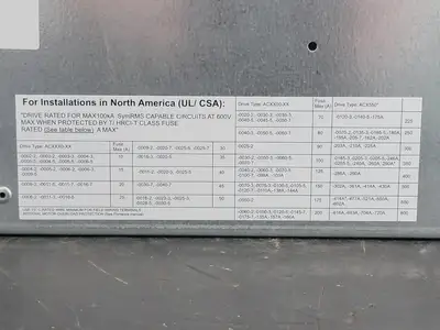 USED ABB ACS800-01-0011-7