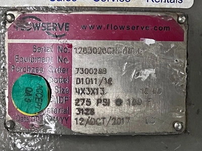 USED Flowserve D1011/12
