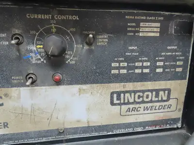 Lincoln 7710 IDEALARC R3R DC ARC Stick Welder Welding Power Source 500 AMP Tested