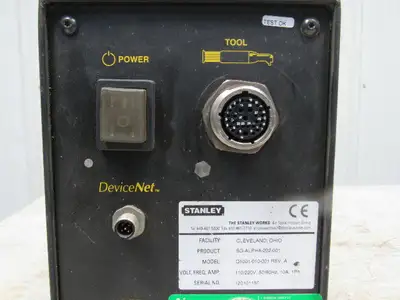Stanley Works Q1001-010-001 115/230V Alpha Module W/Dnet Nutrunner Controller