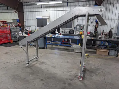 SS Incline Plastic Belt Conveyor